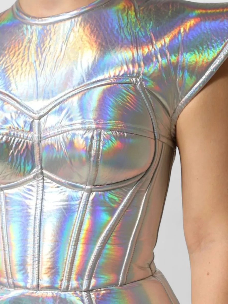 Dolce&Gabbana Iridescent Bodycon Midi Dress