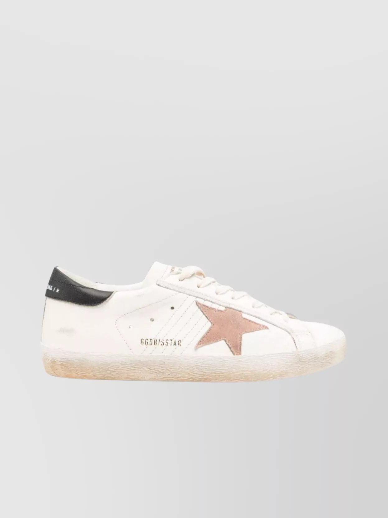 Shop Golden Goose Low Top Sneakers Distressed Finish In White