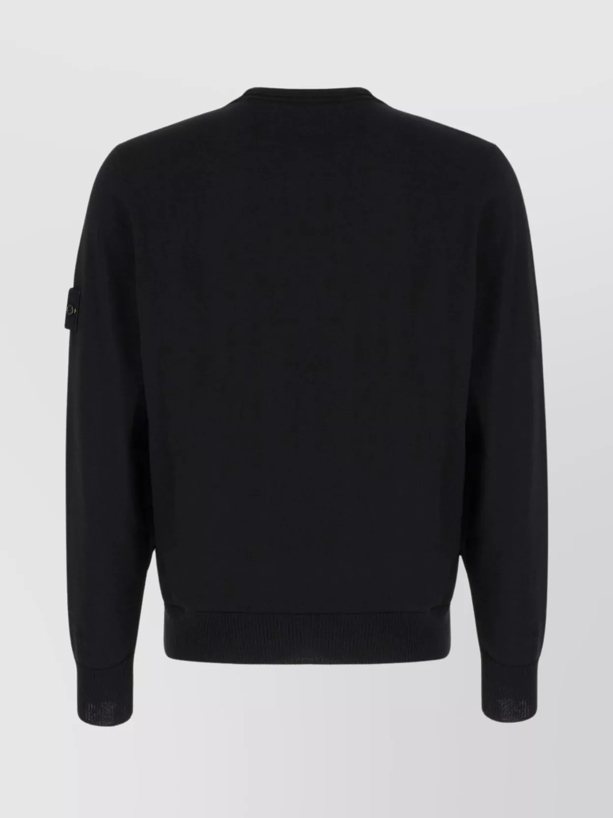 Stone Island Cotton Sweatshirt In Black