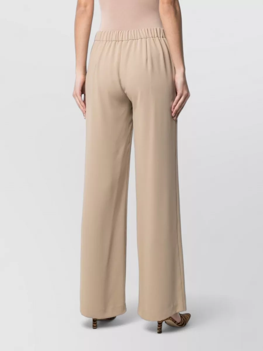 Parosh Silk Wide-Leg Trousers