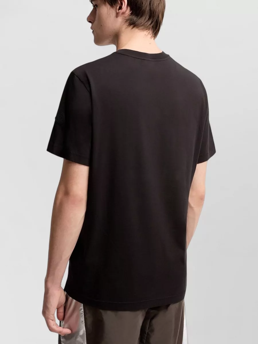 Moncler Logo Crew Neck T-Shirt Short Sleeves