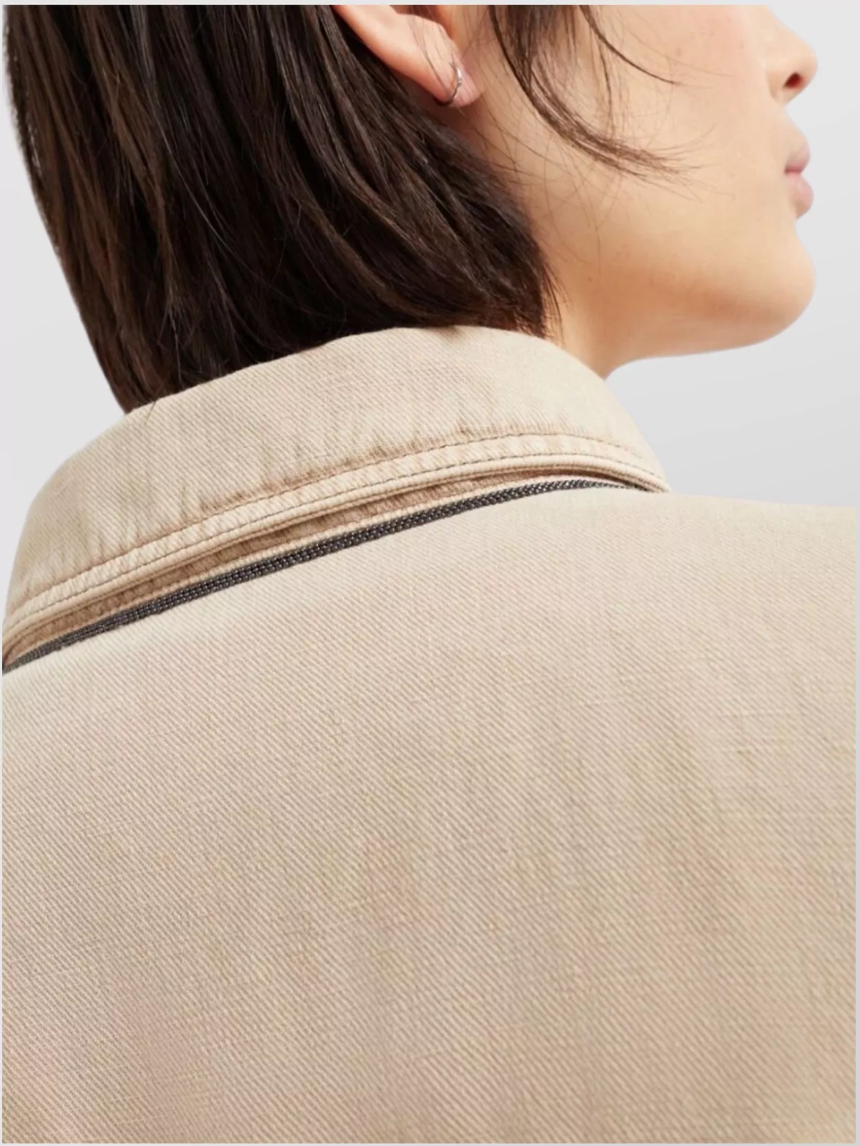Brunello Cucinelli Collared Neck Jacket Buttoned Cuffs