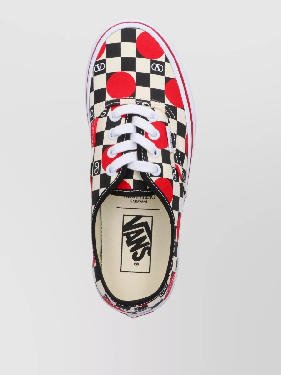 Valentino Garavani Canvas Low Top Sneakers Rubber Sole