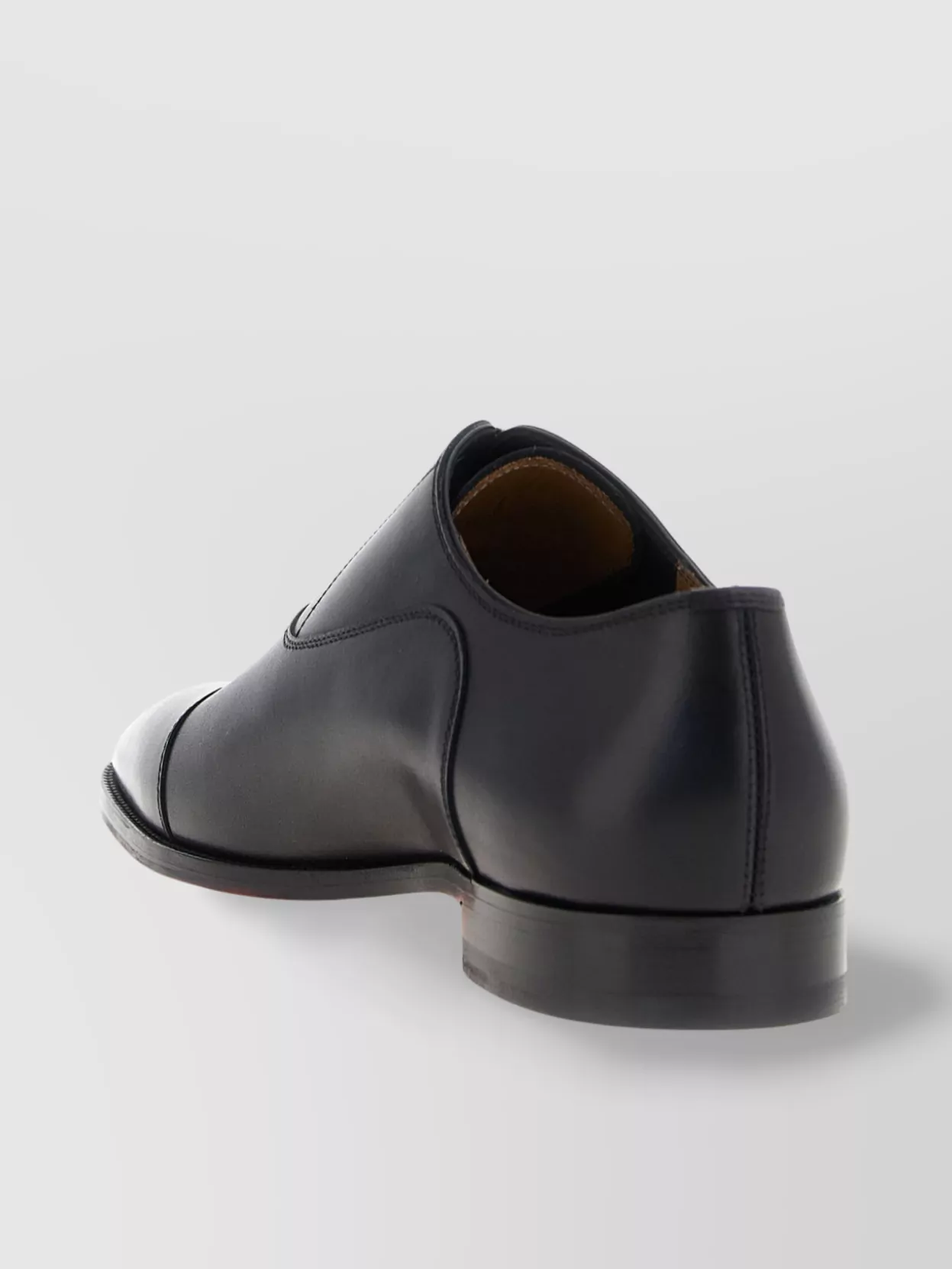 Christian Louboutin Lace-Up Shoes With Cap Toe And Leather Sole