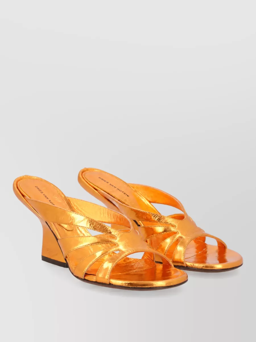 Dries Van Noten Leather Mules