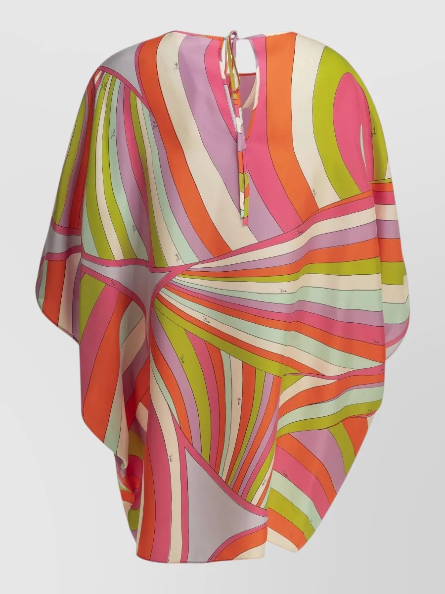 Pucci Silk Short Kaftan Dress