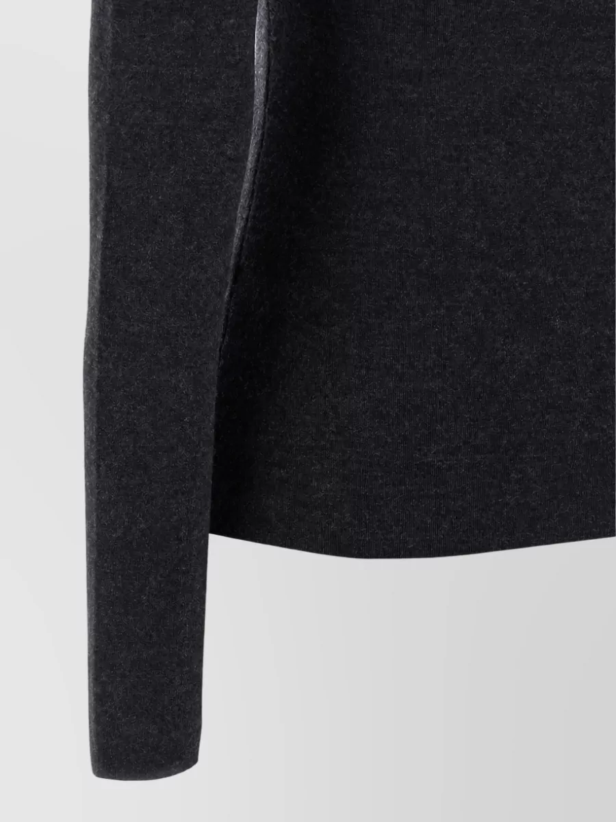 Totême Compact Knit Long-Sleeve Sweater