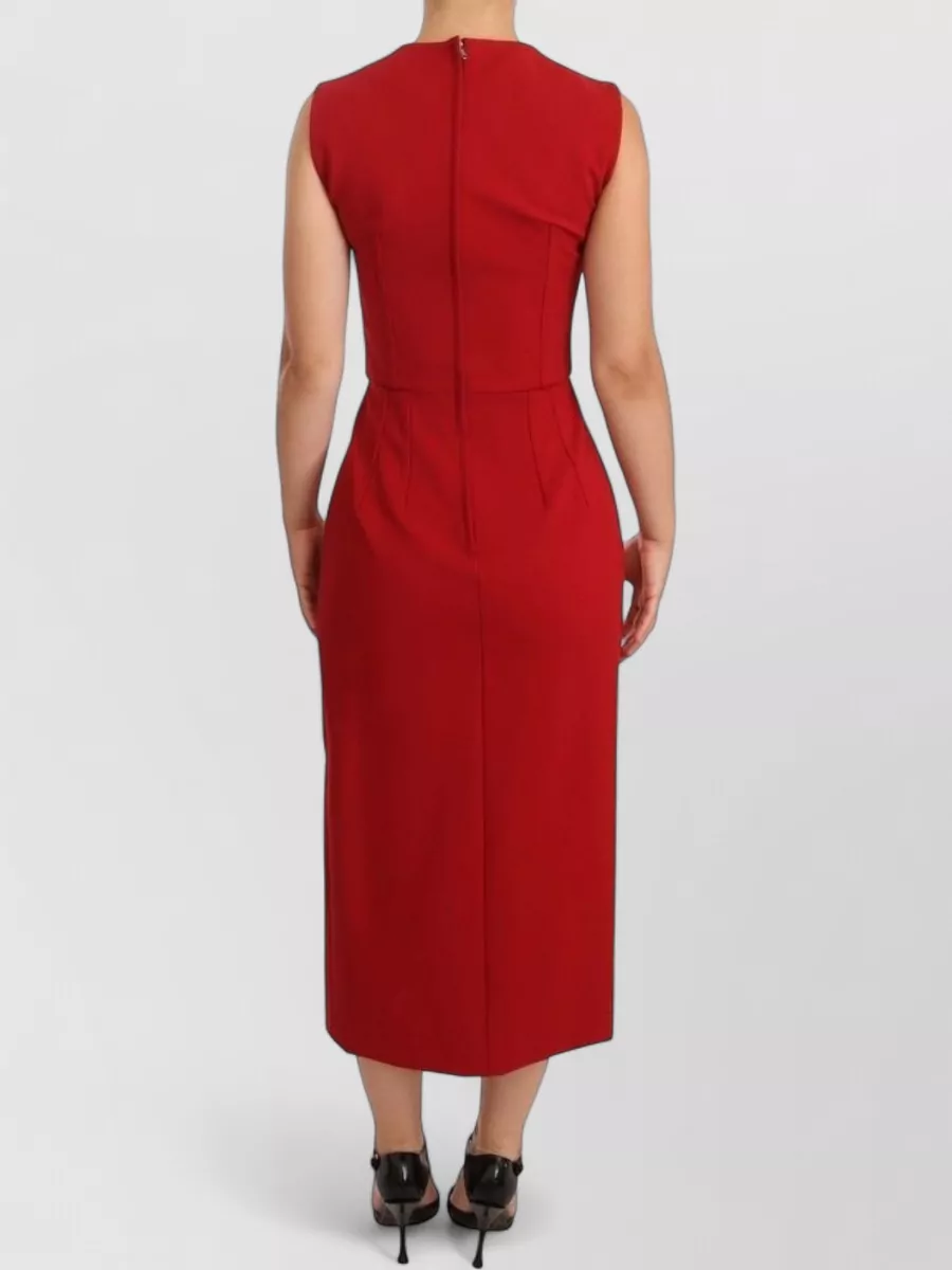 Dolce&Gabbana Sleeveless Sweetheart Midi Dress