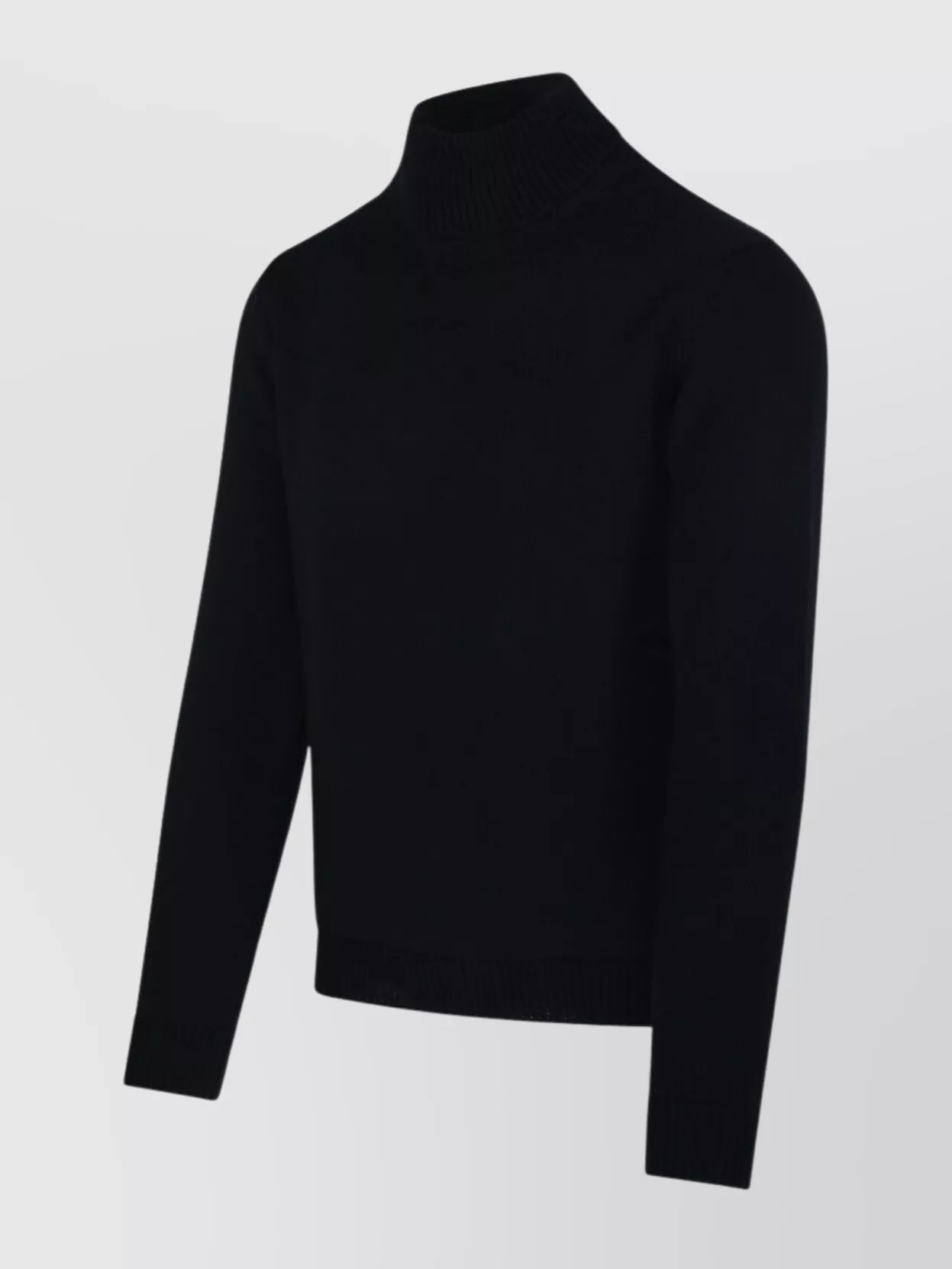 Roberto Collina High Neck Cuffs And Hem Sweater