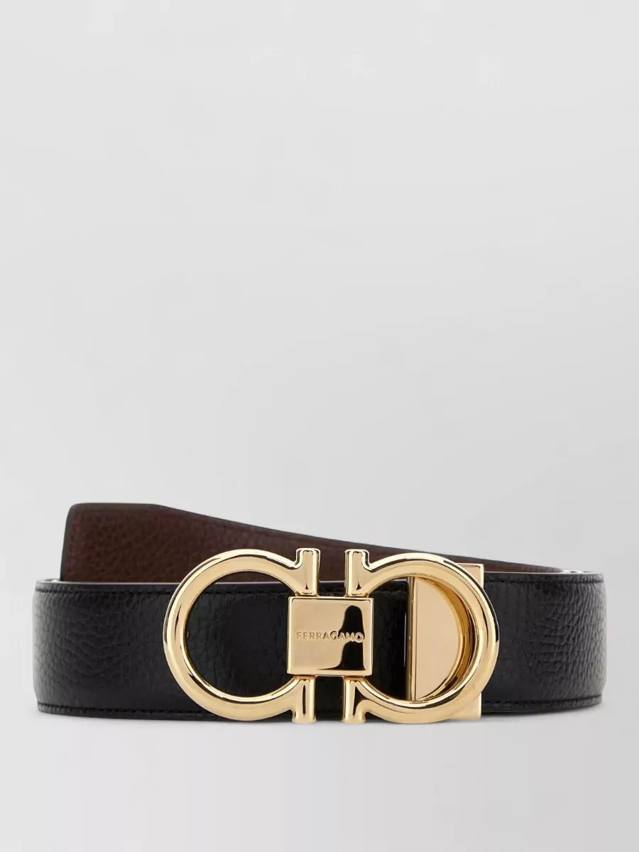 Ferragamo Reversible Leather Belt Adjustable Length