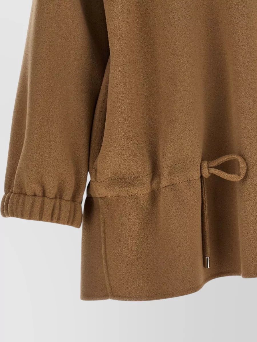S Max Mara Wool Hooded Coat