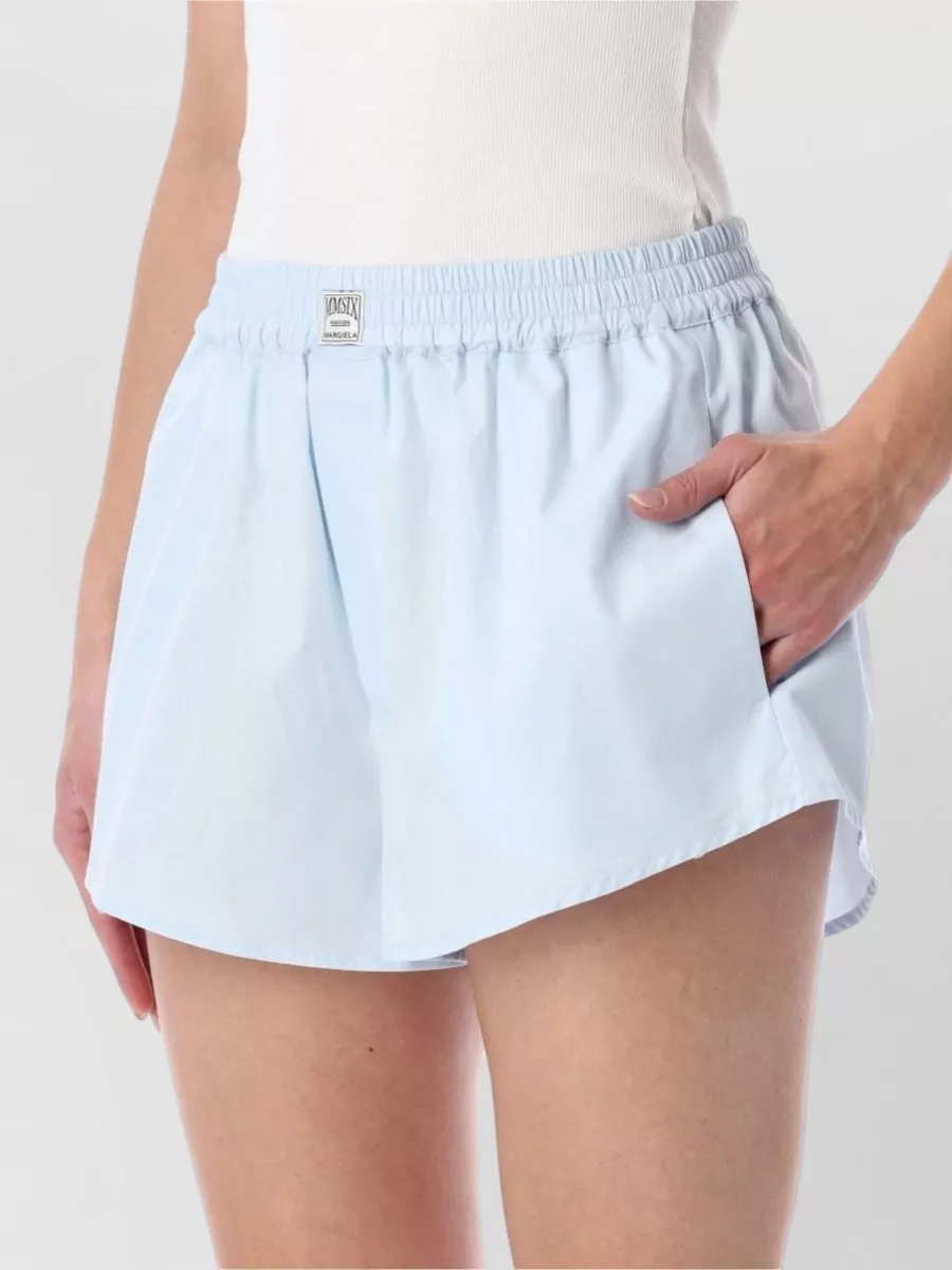 Mm6 Maison Margiela Cotton Poplin Relaxed-Fit Shorts