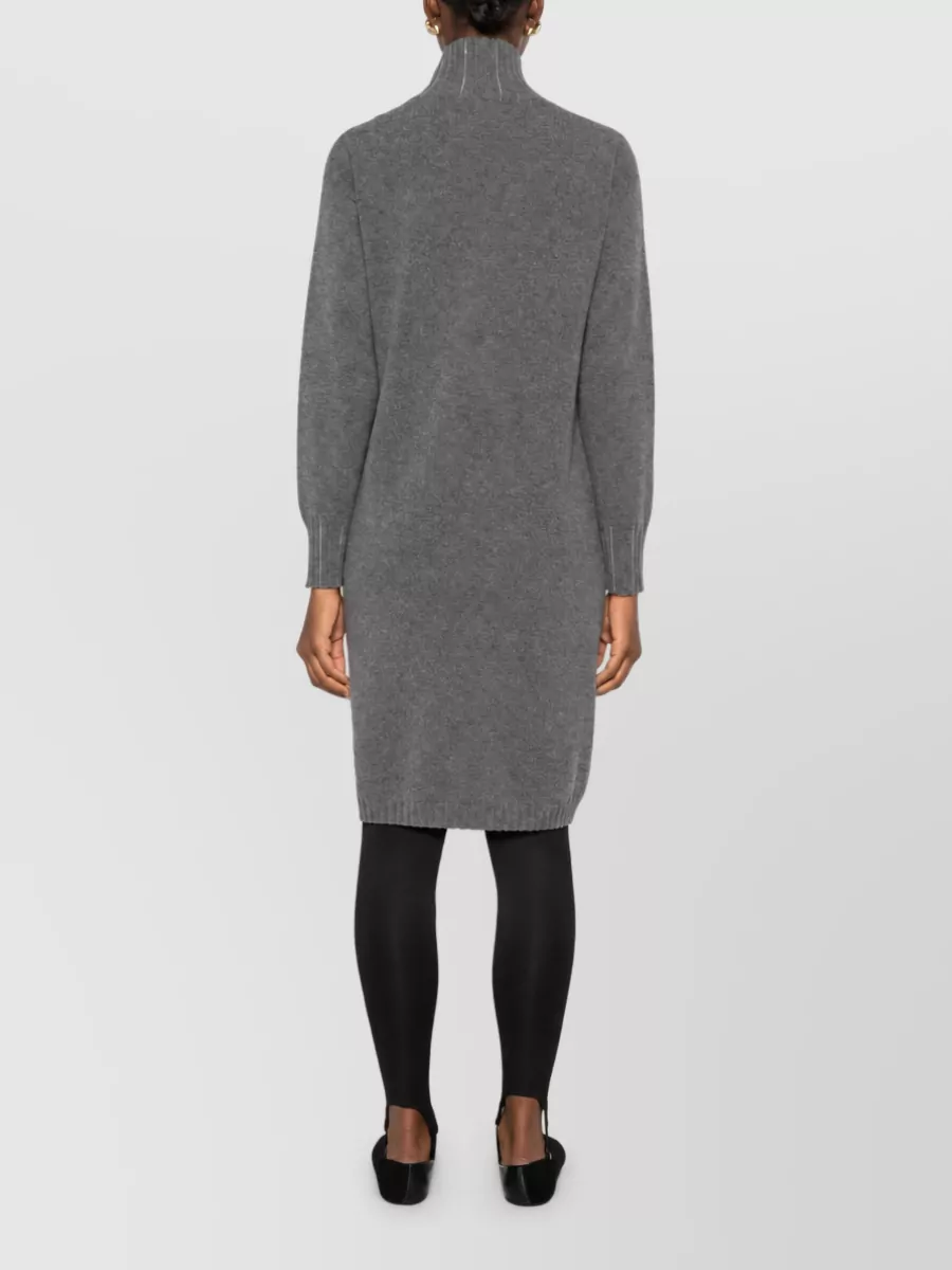 Fabiana Filippi Wool Silk Cashmere Knit Dress