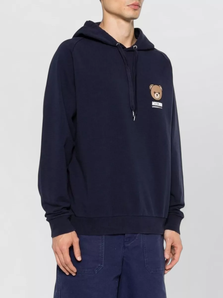 Moschino Cotton Crewneck Hoodie