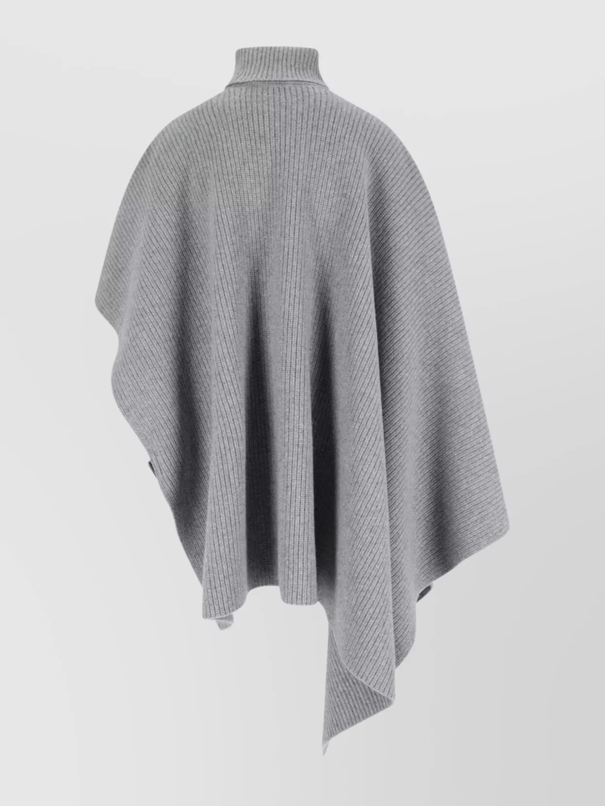 Stella Mccartney Knit Asymmetric Turtleneck Poncho