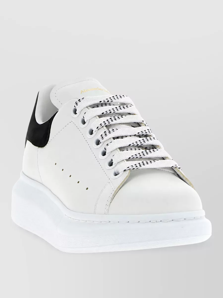 Mc Queen Leather low-top sneakers