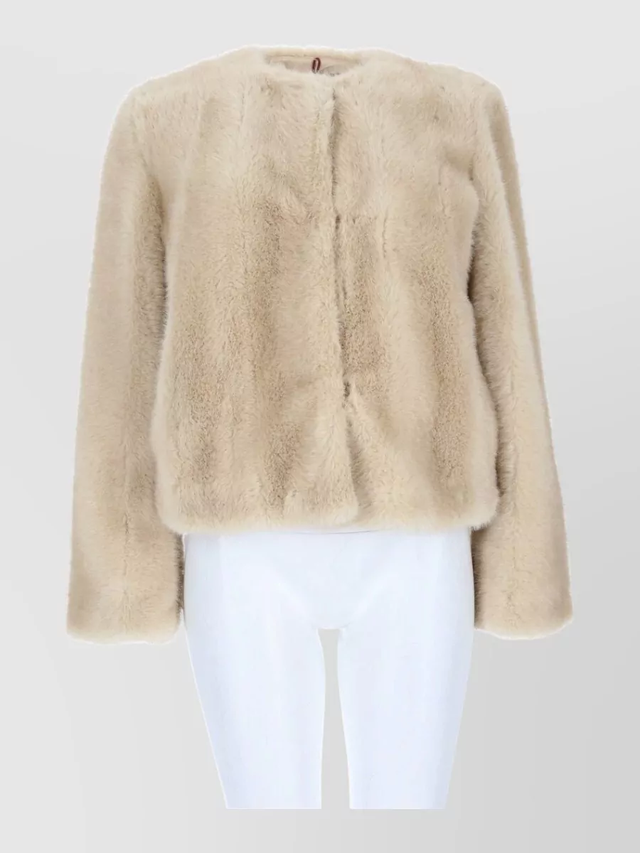 Max Mara faux fur jacket