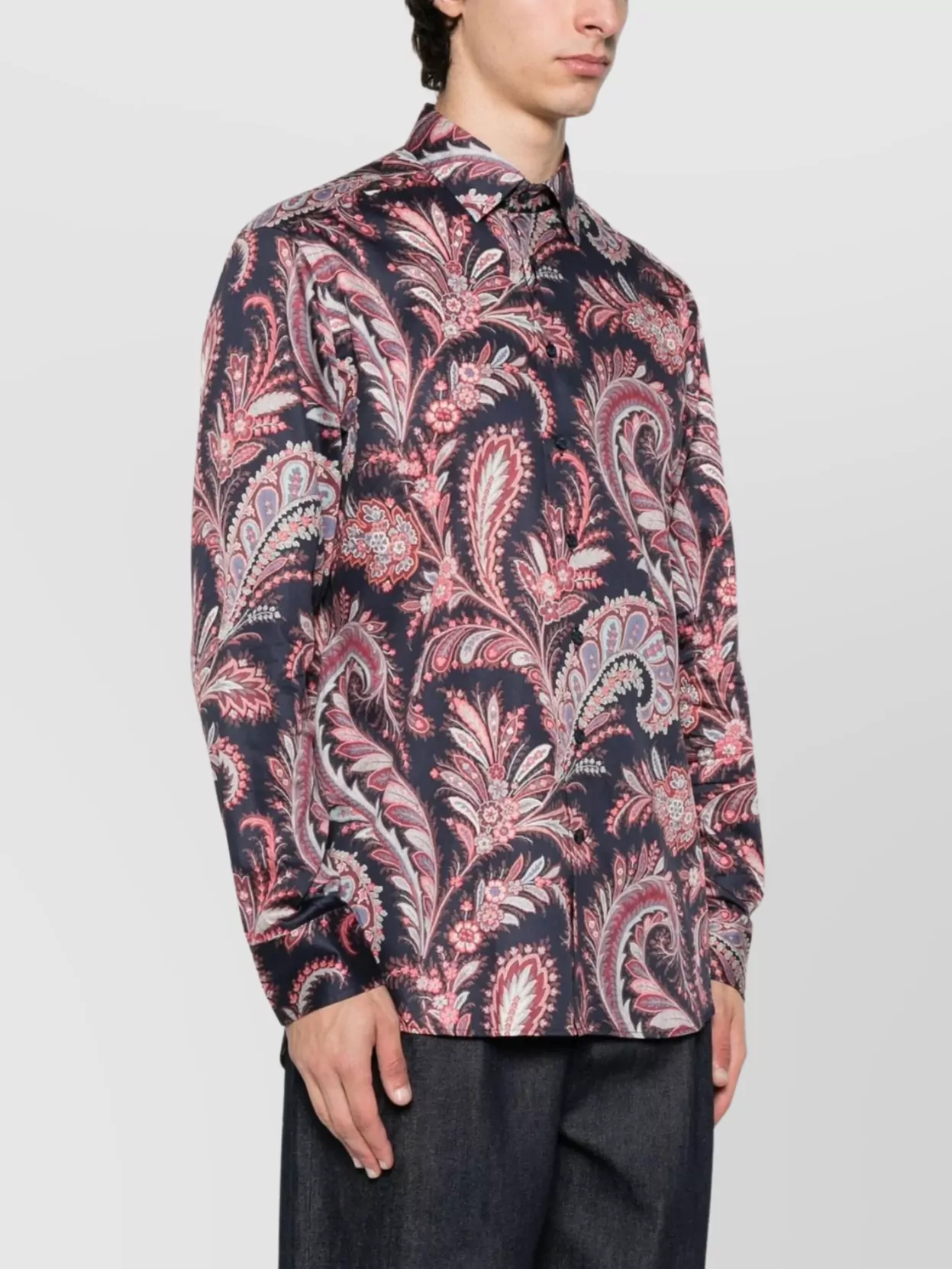 Etro Shirt Paisley Pattern Button-Down Collar
