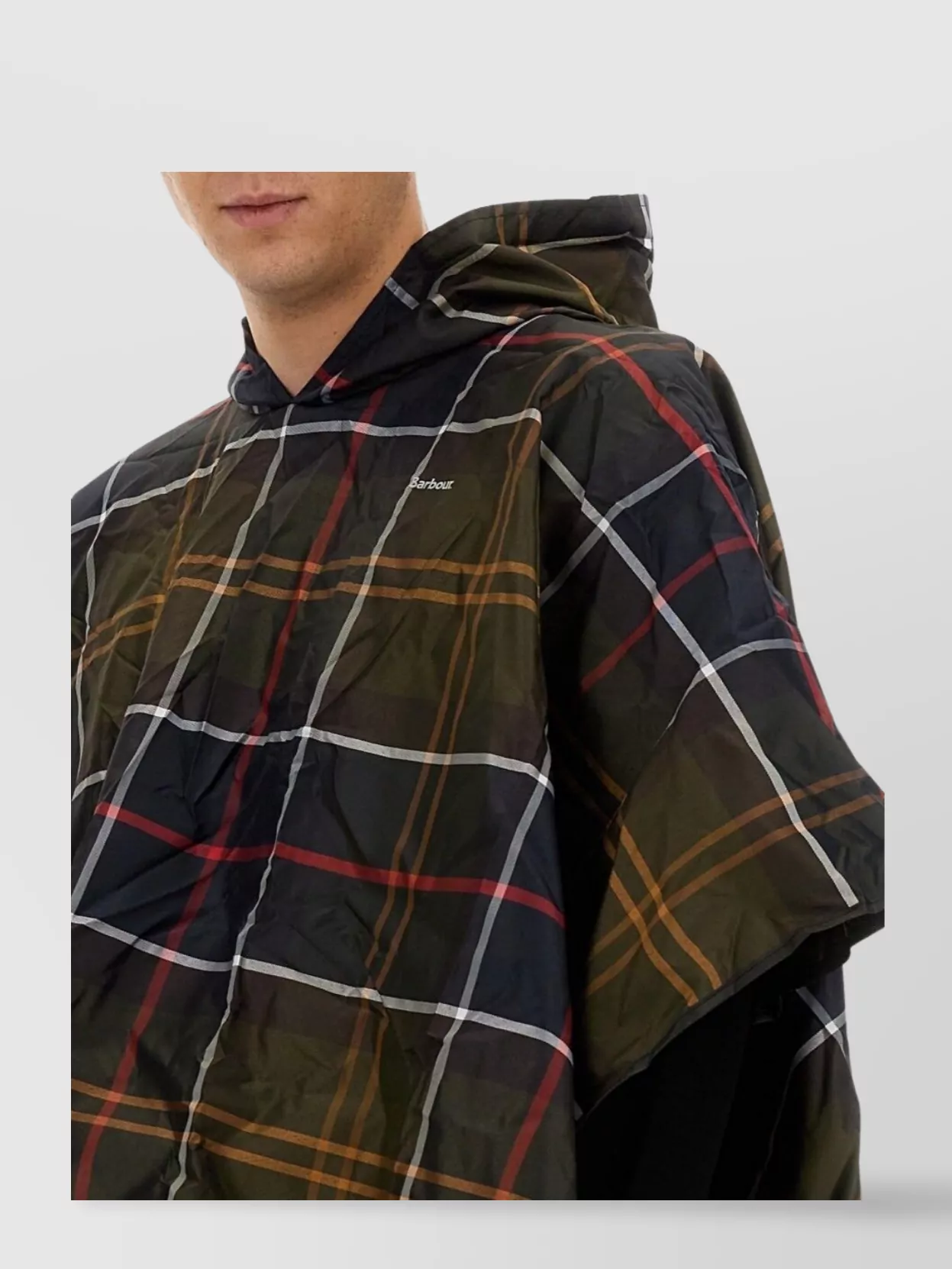 Barbour Tartan Waterproof Poncho