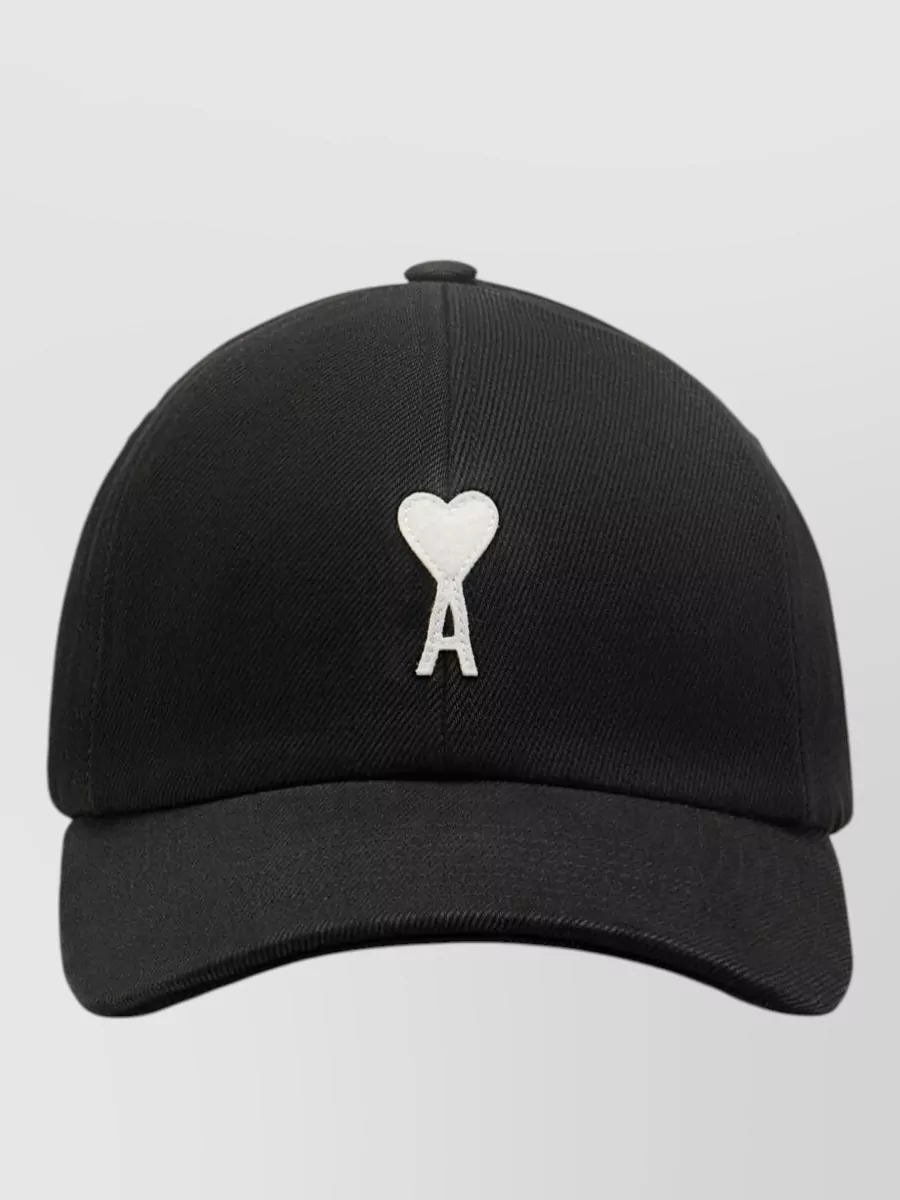 Ami Paris cotton logo baseball cap