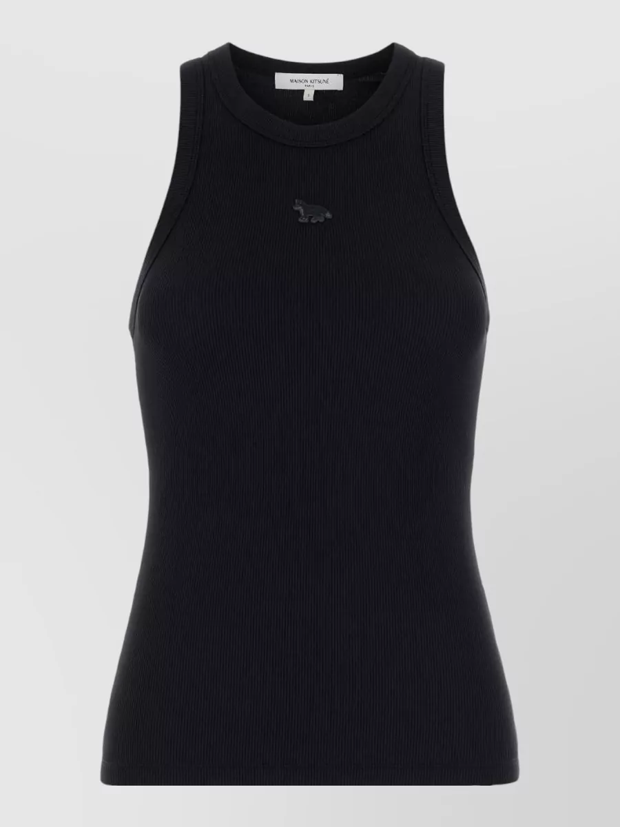 Maison Kitsuné stretch nylon tank bodysuit