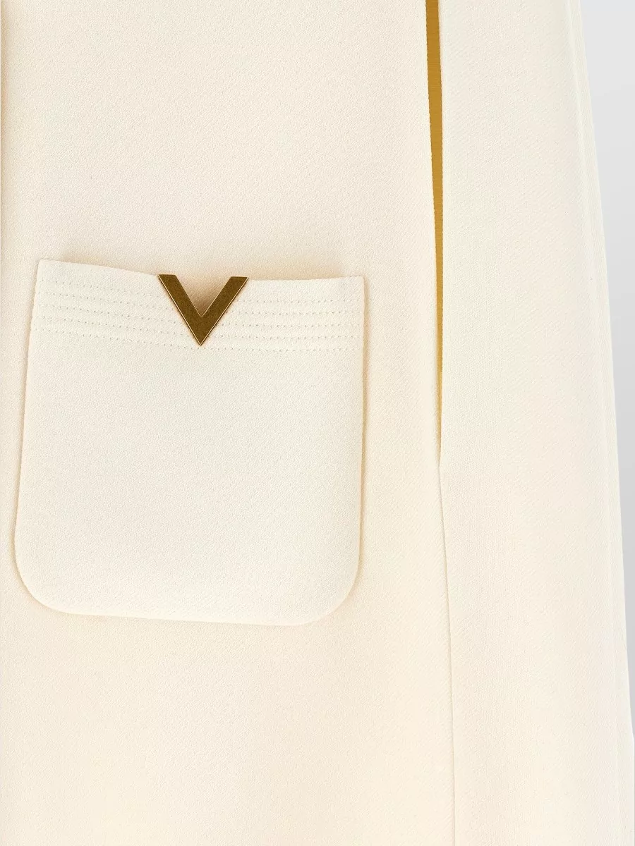 Valentino Garavani Hooded Jacket Collar Design Front Pockets