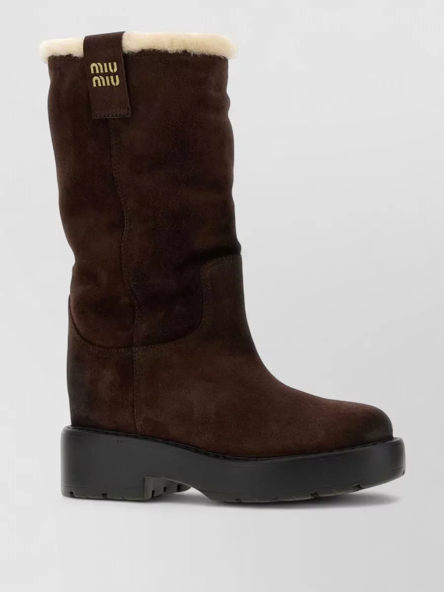 Miu Miu Suede Boots