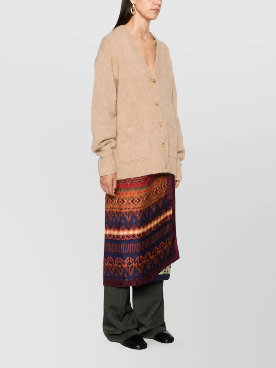 Dries Van Noten Wool Fitted Jacket