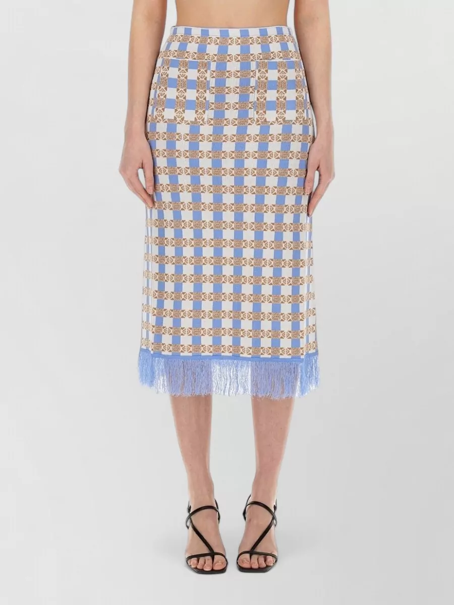 Baum Und Pferdgarten viscose fitted skirt