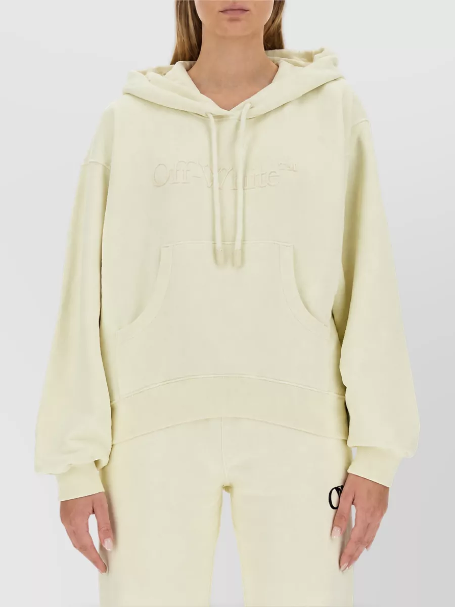 Off-White Cotton Logo Sweatshirt