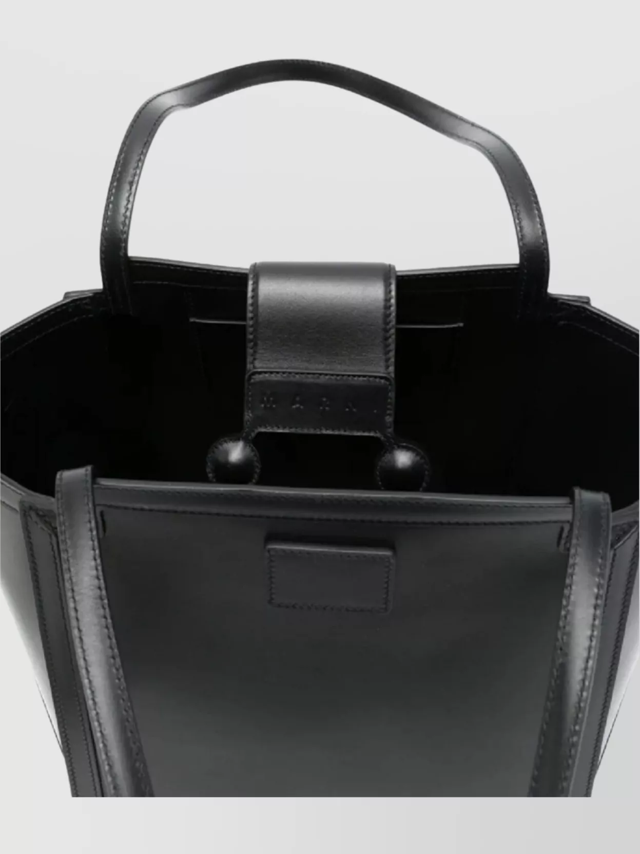 Marni Handbag With Double Handles For Shoulder In Black