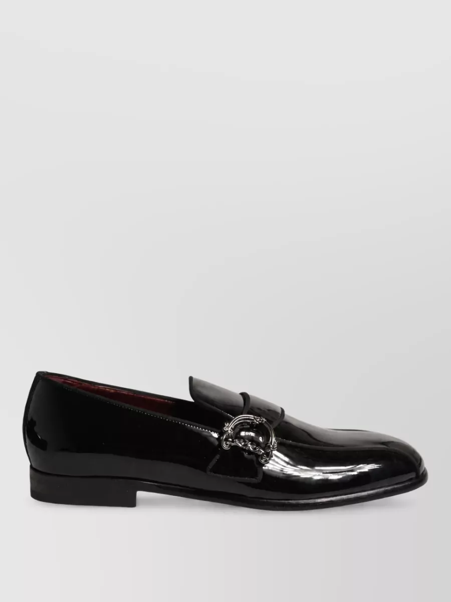Dolce&Gabbana Patent Leather Monk Shoes