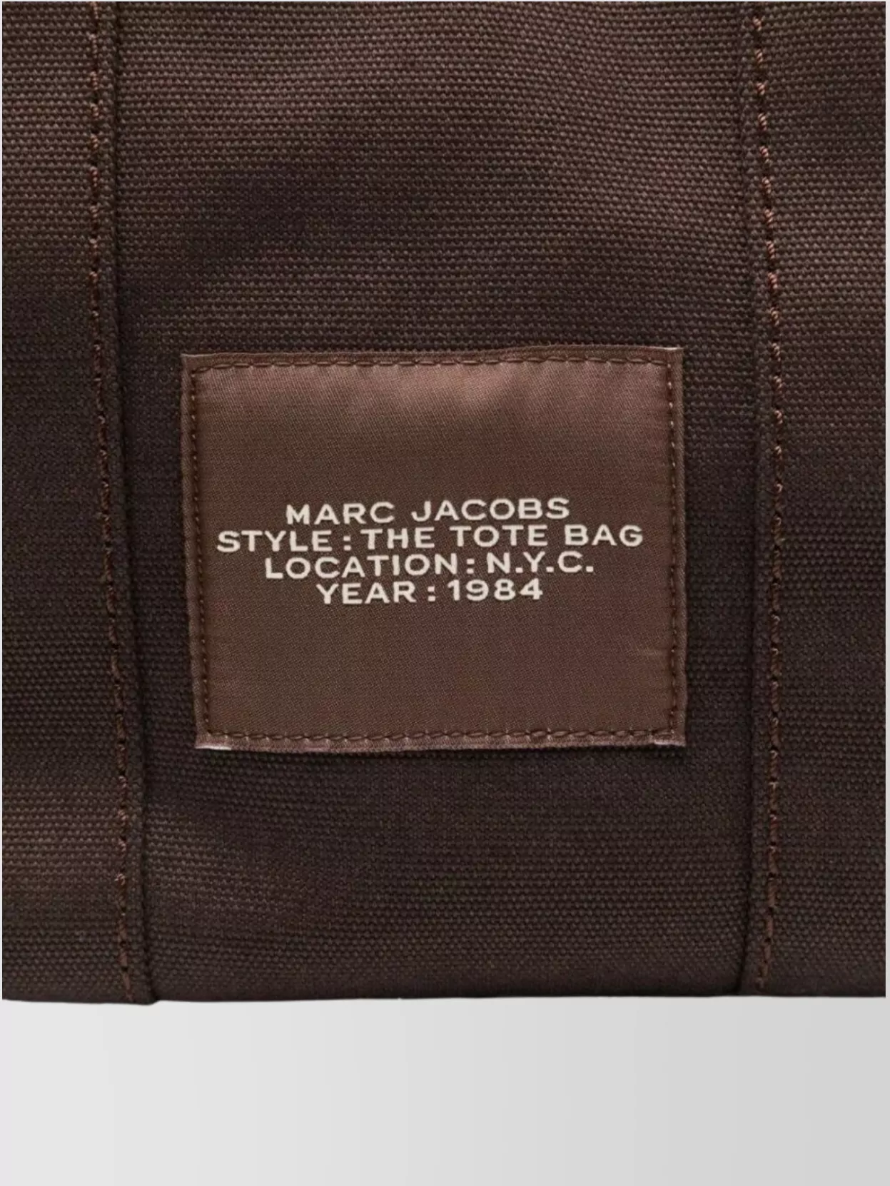 Marc Jacobs Small Canvas Tote Adjustable Shoulder Strap