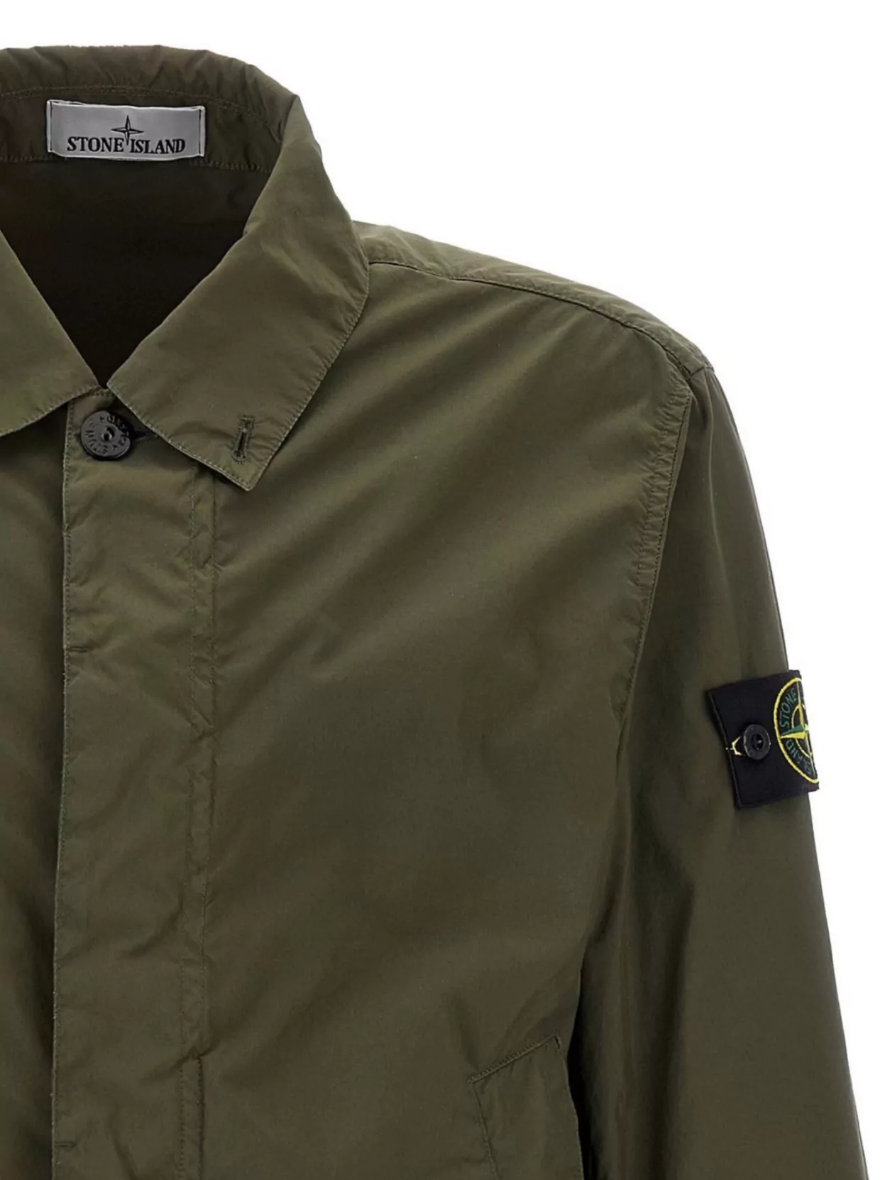Stone Island 'Collared Long Sleeve Side Pocket Jacket'
