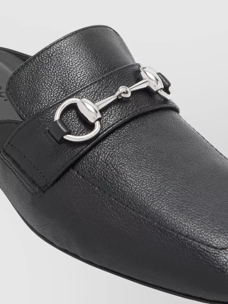 Gucci Leather Mules