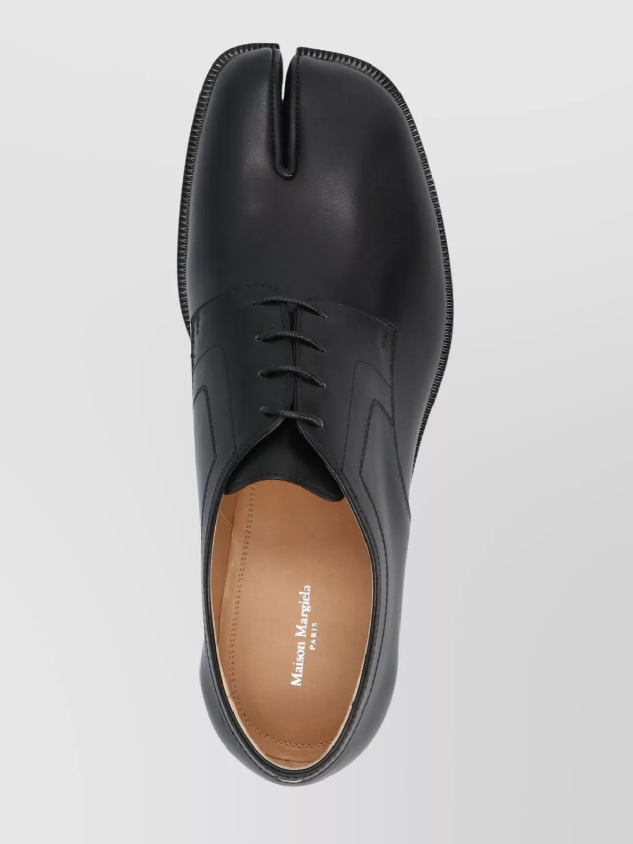 Maison Margiela Split Toe Lace-Up Shoes With Leather Sole