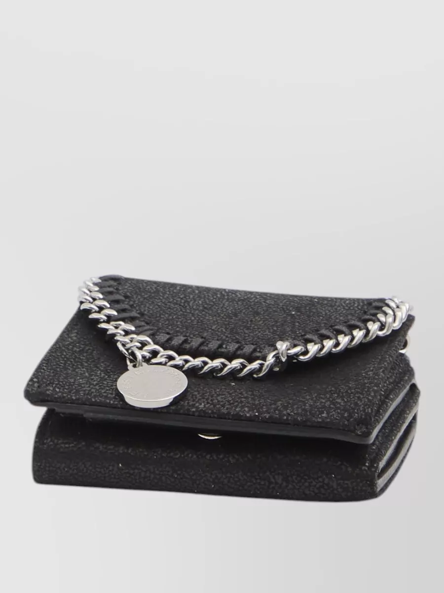 Stella Mccartney Falabella Compact Trifold Wallet Chain Detail