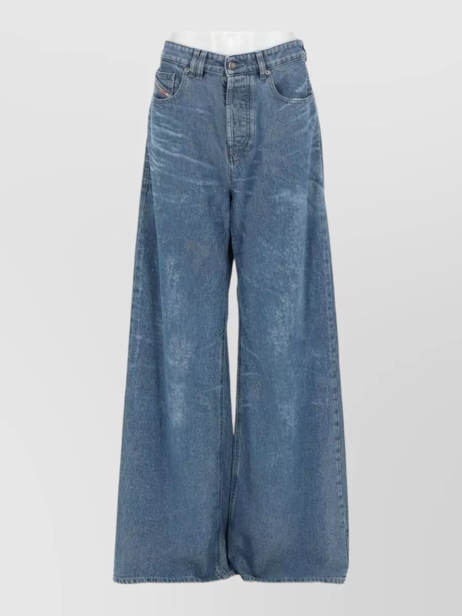 Diesel Relaxed-Fit Wide-Leg Jeans