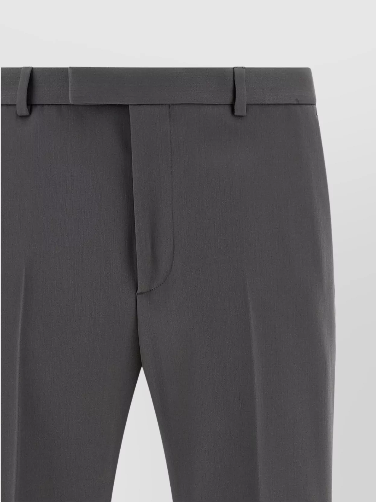 Gucci Tailored Trousers With Slit Hem And Belt Loops