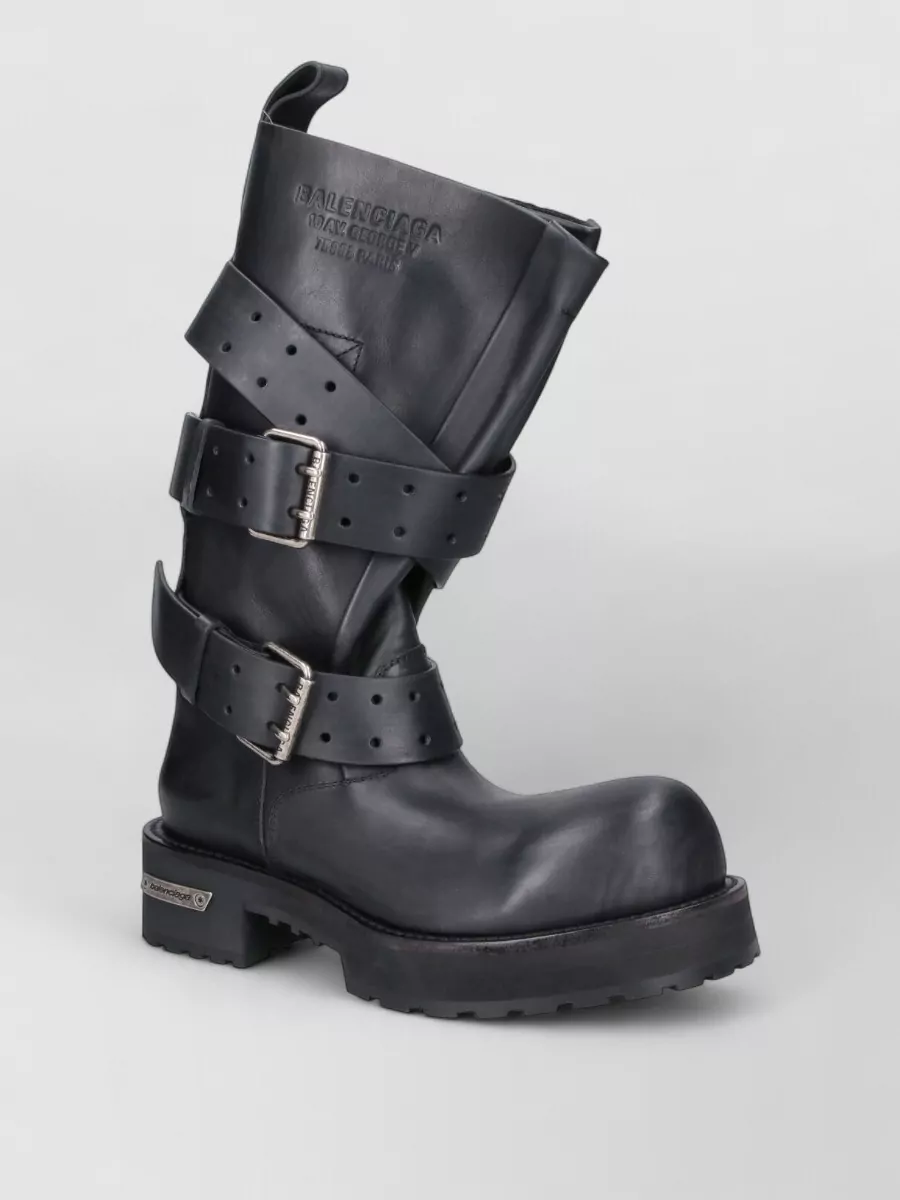 Balenciaga Leather Ankle Boots