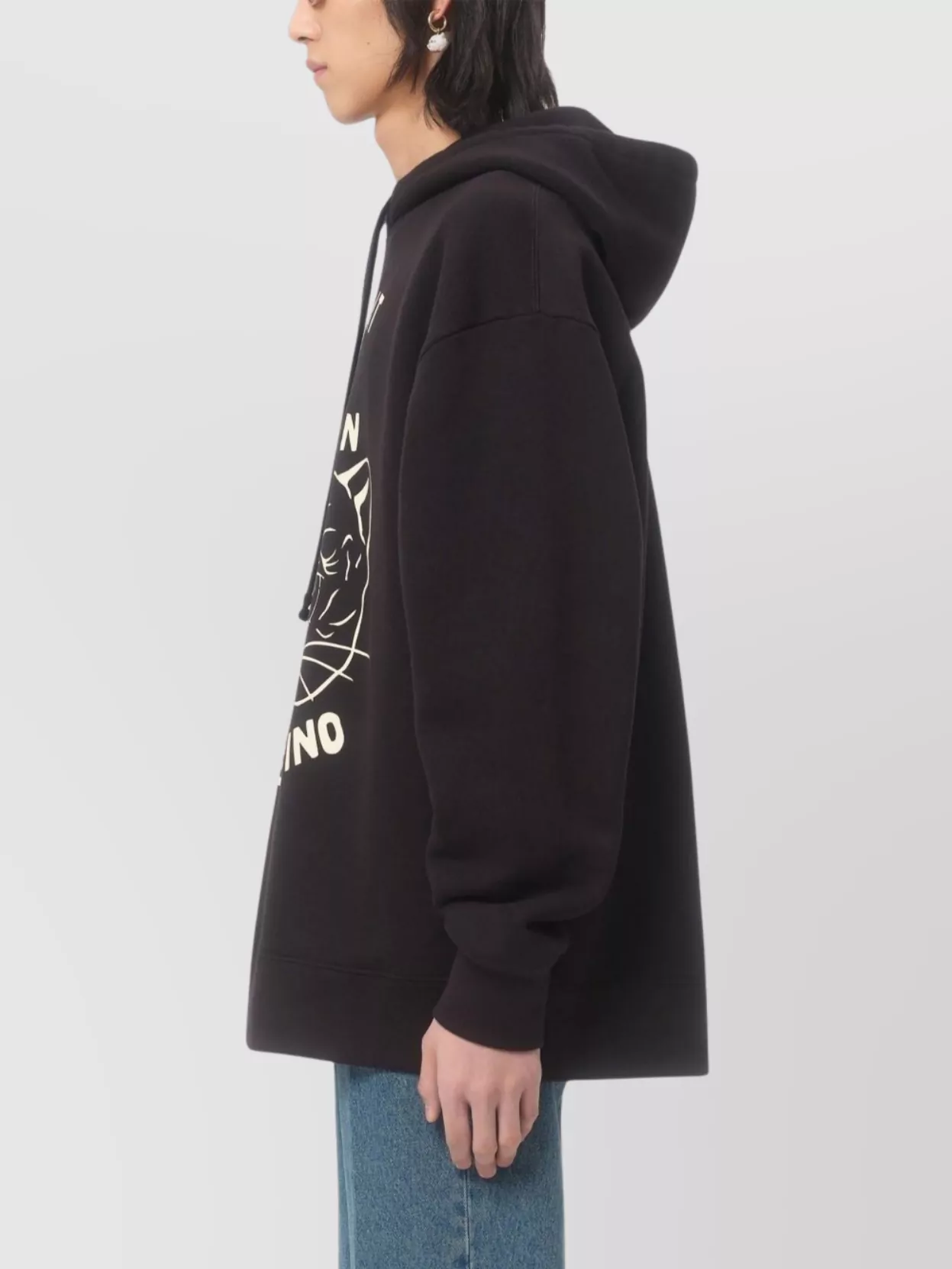 Valentino Garavani Hooded Graphic Print Sweater