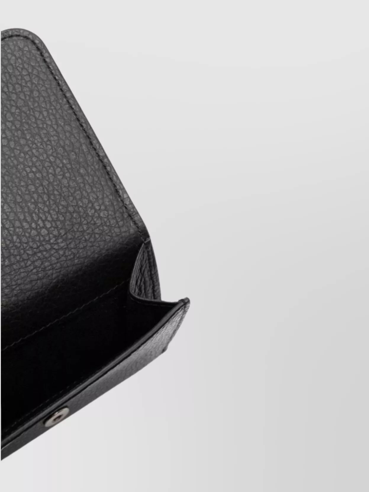 Hogan Textured Leather Purses And Cardholders Collection In Black