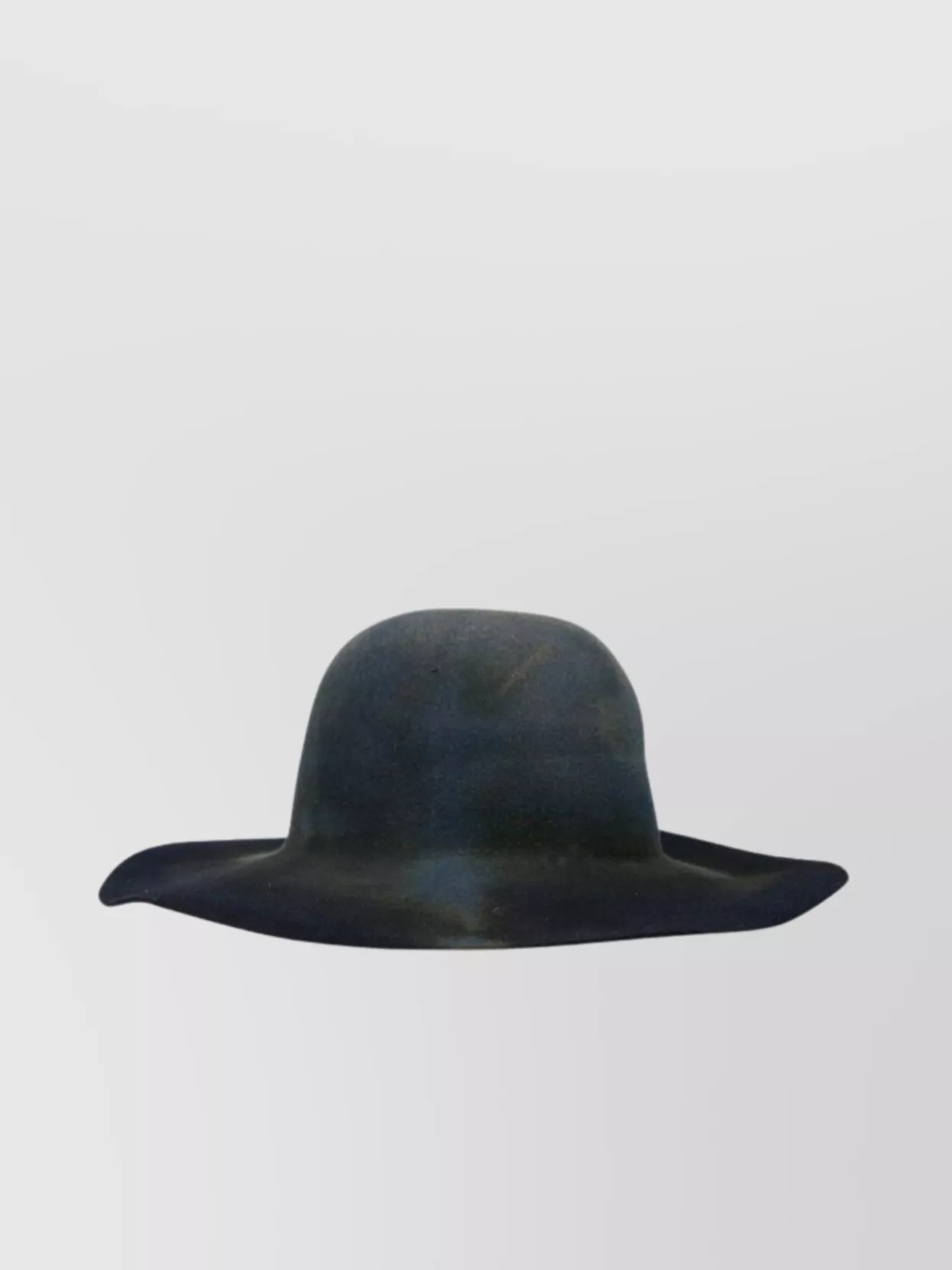 Borsalino Ribbon Detail Wide Brim Hat