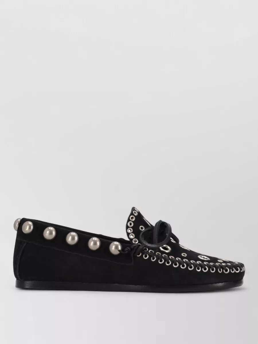 Isabel Marant Suede Leather Lace-Up Shoes
