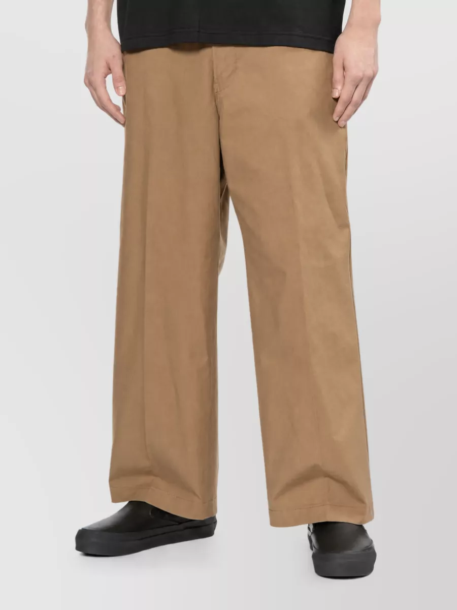 Comme Des Garçons Cotton Wide-Leg Trousers