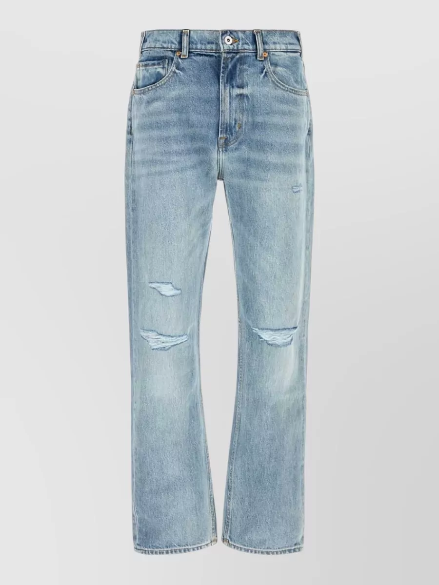 7 For All Mankind Denim straight-leg trousers