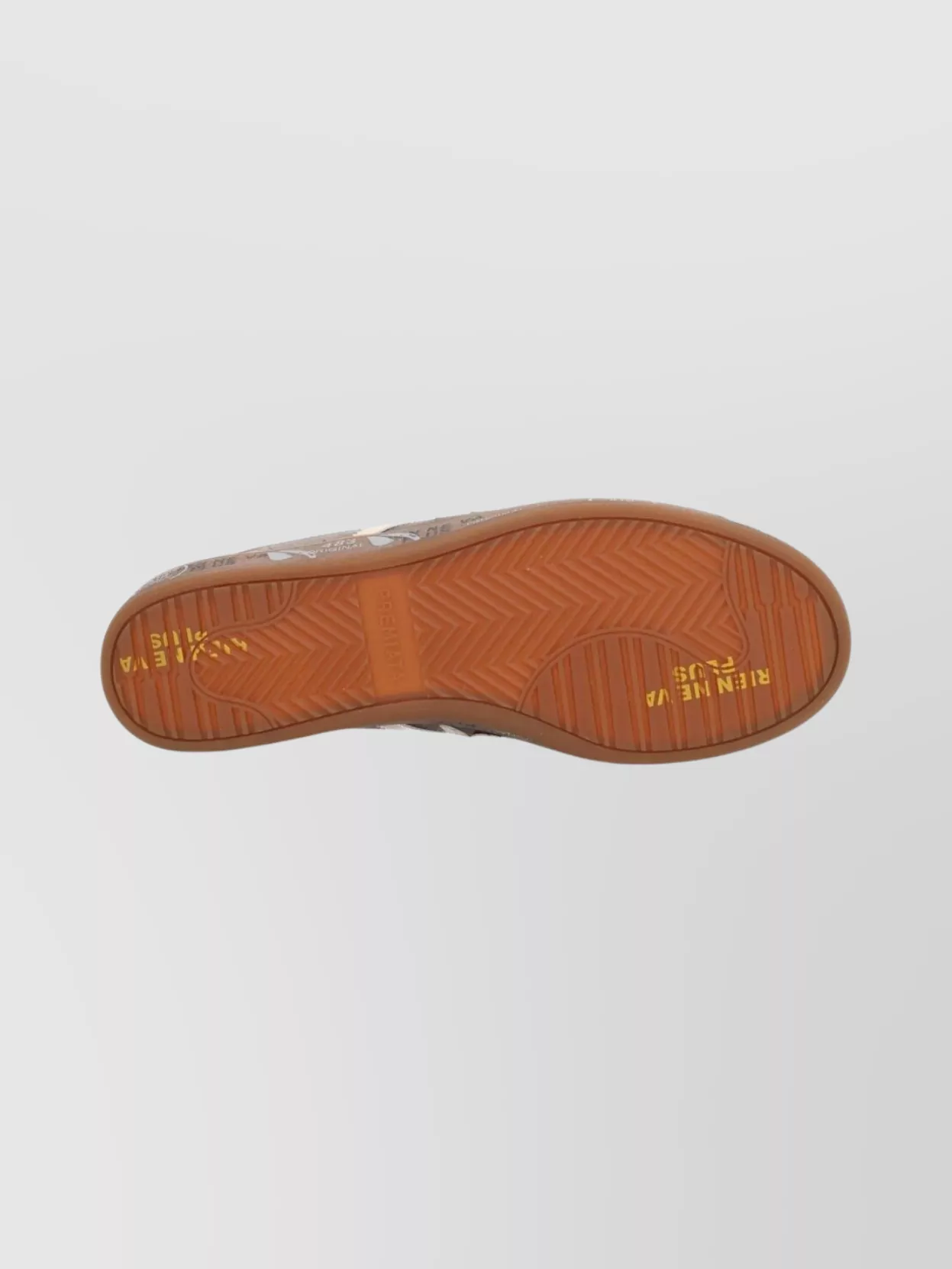 Premiata Suede Sneakers With Rubber Sole And Perforations