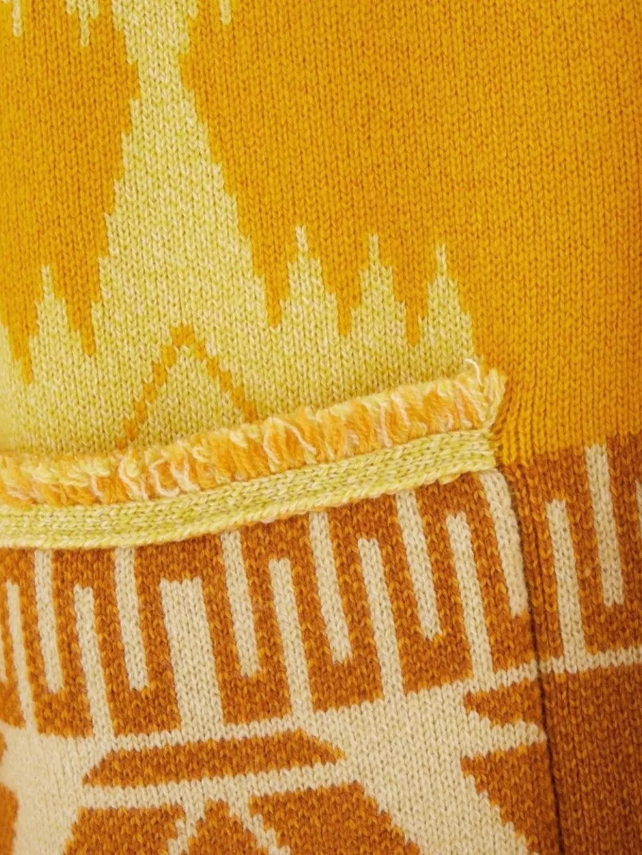 Alanui Cashmere Cardigan With Embroidered Geometric Pattern