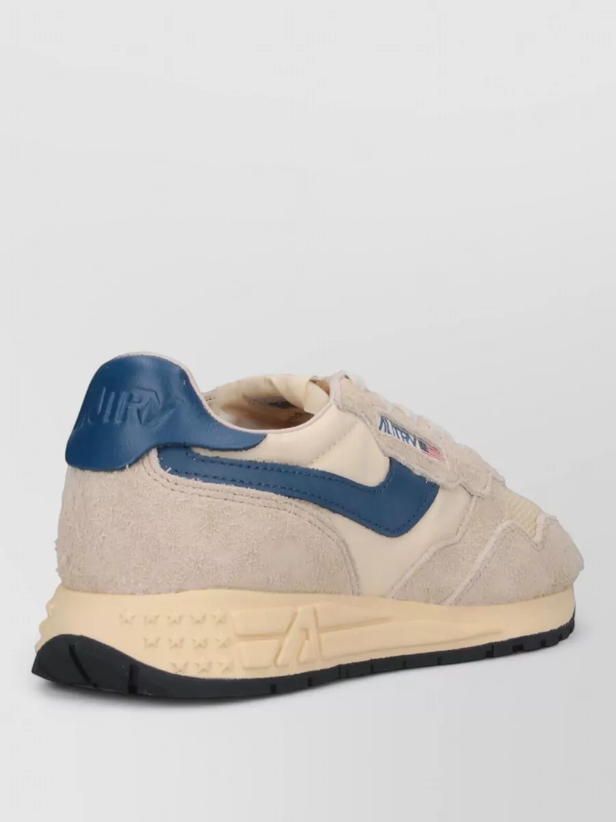 Autry Low Top Sneakers Suede Panels Rubber Sole