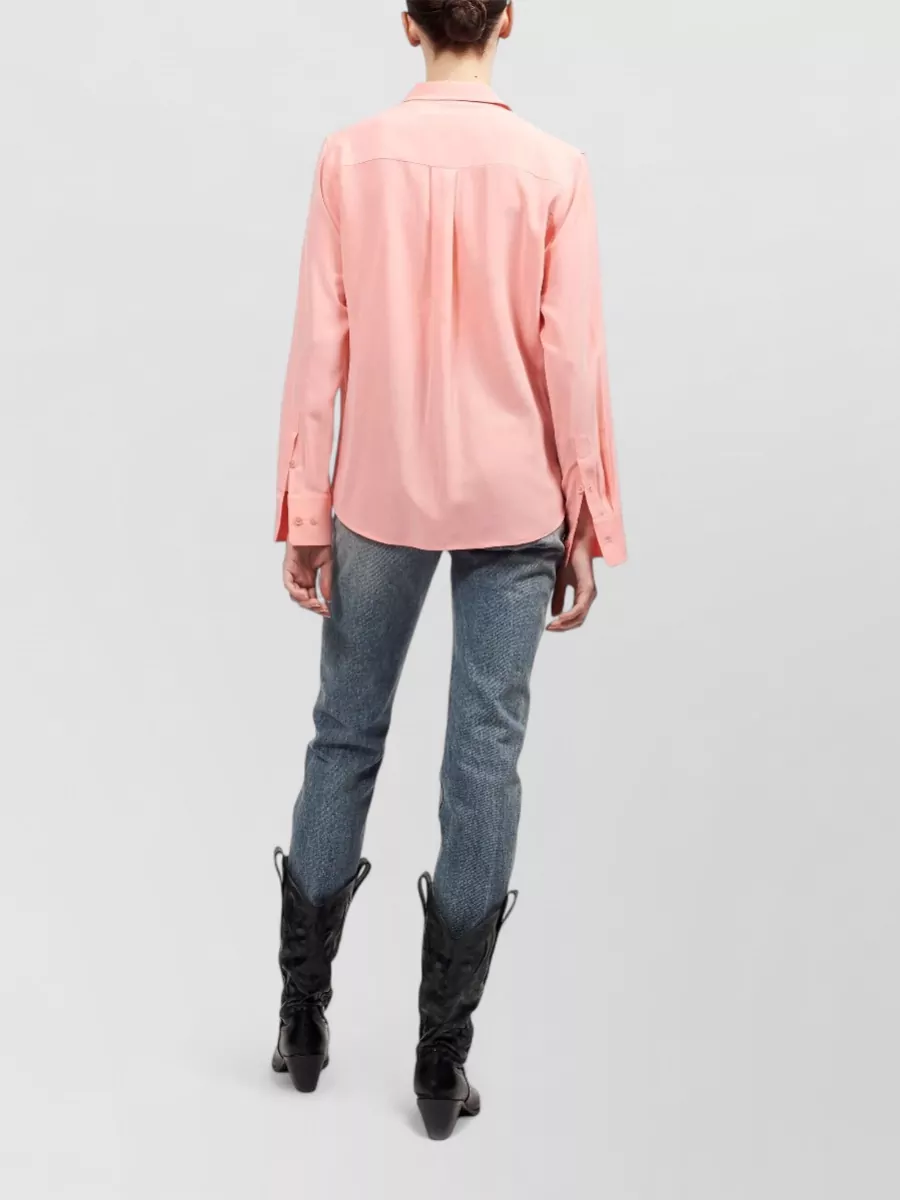 Equipment Silk Long-Sleeve Shirt